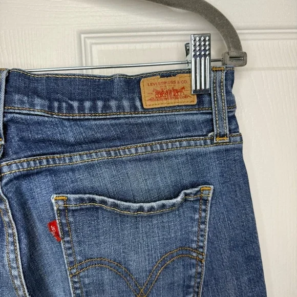 Levi’s Boyfriend Straight Leg Jean Denim Womens Size 5 Medium Wash GUC - Picture 4 of 7